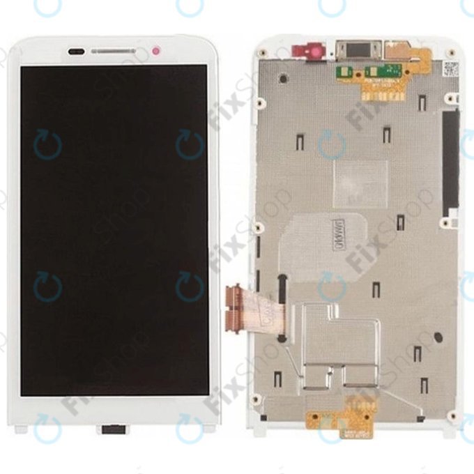 Blackberry Z30 - Ecran LCD + Sticlă Tactilă + Ramă (White) TFT