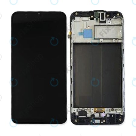Samsung Galaxy M30 M305F - Ecran LCD + Sticlă Tactilă + Ramă (Black) - GH82-19347A, GH82-20624A Genuine Service Pack