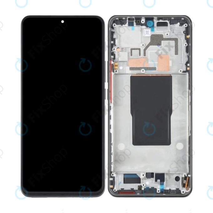 Xiaomi 12T 220712AG - Ecran LCD + Sticlă Tactilă + Ramă (Black) OLED