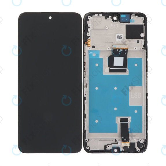 Honor X7b - Ecran LCD + Sticlă Tactilă + Ramă (Midnight Black) TFT