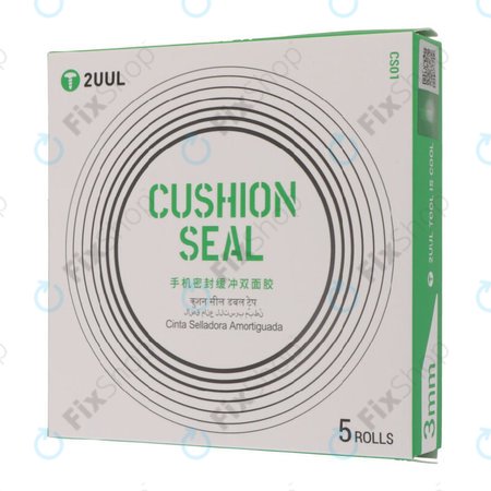 Bandă de etanșare din spumă pentru rama ecranului și sticla spate, 2UUL CS01, (5mm, 3 buc)