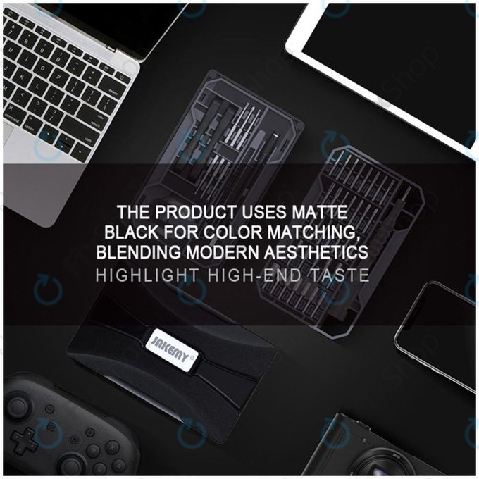 Jakemy JM-8172 - Set de Unelte de service pentru service electronic 73în1