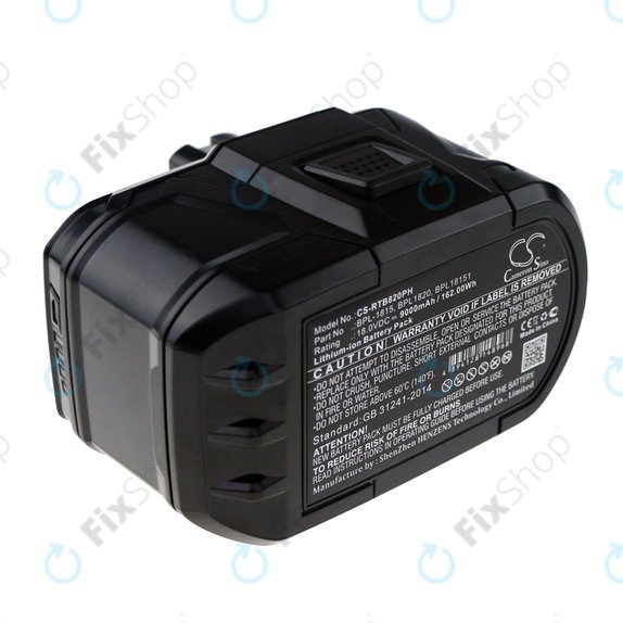 Baterie pentru Ryobi BID1821, CCC, CTR-180l, P200, P600, P730, 9000mAh, Li-Ion, 18V, BPL-1815, HQ