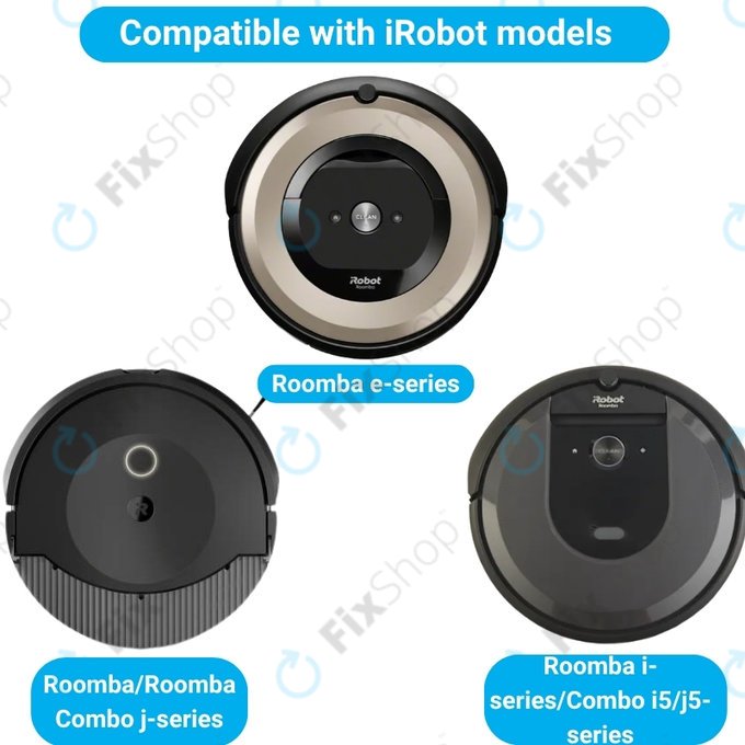 Set de piese de schimb pentru iRobot Roomba e-series, i-series, j-series (2 perechi de perii principale, 4x Filter, 4x Perie laterală, 4x Sac de praf)