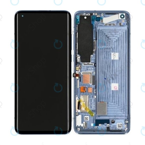 Xiaomi Mi 10 - Ecran LCD + Sticlă Tactilă + Ramă (Twilight Grey) OLED