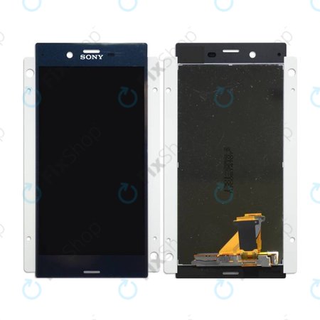 Sony Xperia XZ F8331 - Ecran LCD + Sticlă Tactilă (Forest Blue) - 1304-9085 Genuine Service Pack