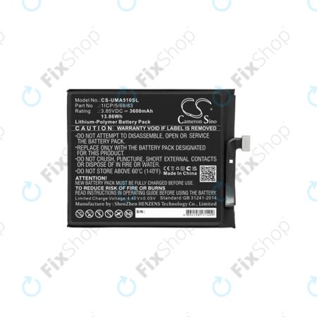 Umidigi A5 Pro - Baterie 1ICP/5/68/83 3600mAh HQ