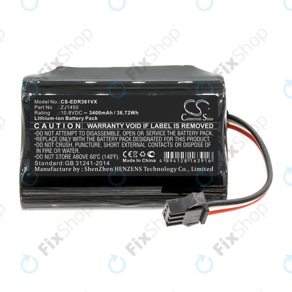 Baterie pentru Ecovacs Deebot Slim, D36, 3400mAh, Li-Ion, 10.8V, ZJ1450, HQ