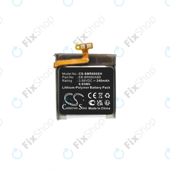 Baterie pentru Samsung Galaxy Watch 4 40mm, Watch4 Classic 42mm, 240mAh, Li-Pol, 3.88V, EB-BR880ABE, HQ