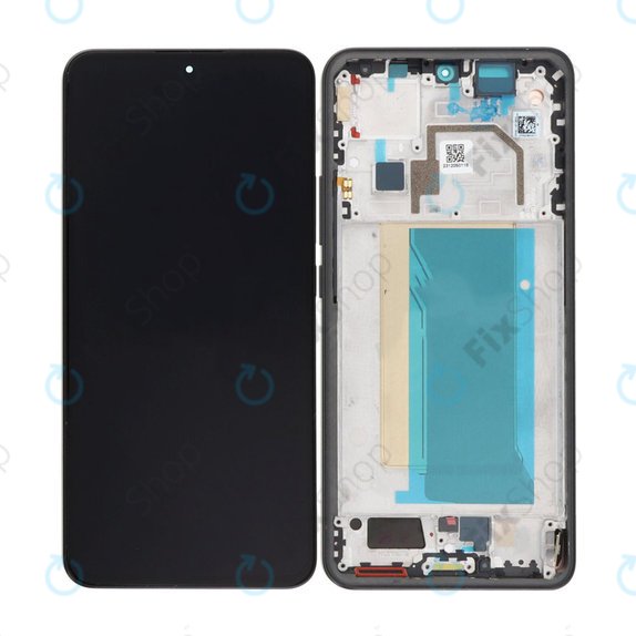 Xiaomi 13T, 13T Pro - Ecran LCD + Sticlă Tactilă + Ramă (Black) OLED
