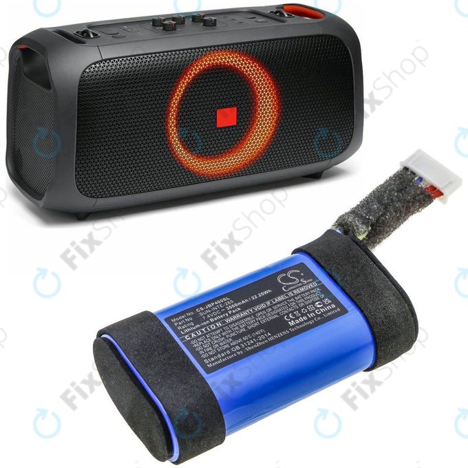 Baterie pentru JBL PartyBox On-The-Go, 3000mAh, Li-Ion, 7.4V, SUN-INTE-265, HQ