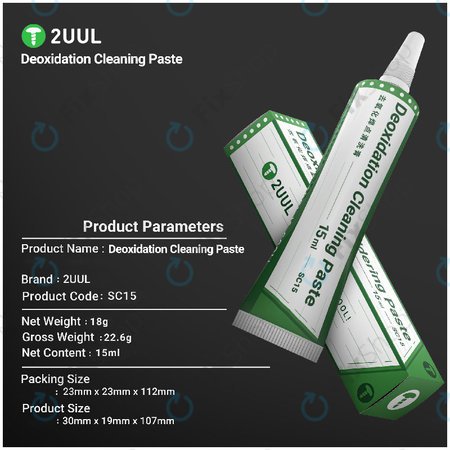 Pastă deoxizantă pentru regenerarea vârfurilor de lipit, 2UUL SC15, 15ml