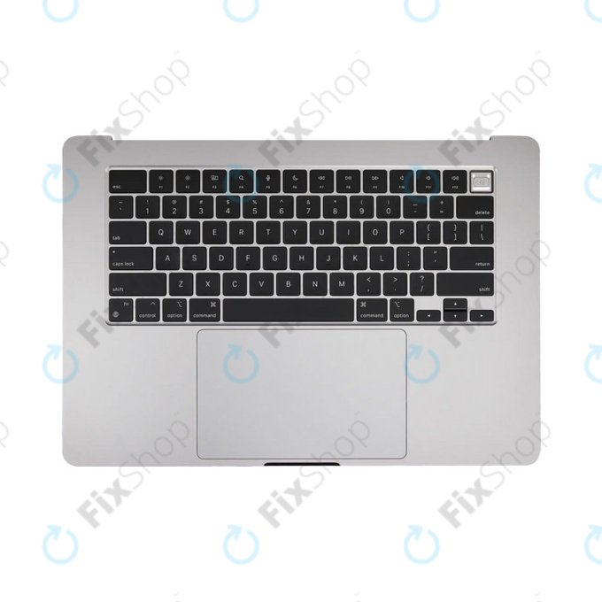 Ramă superioară tastatură pentru MacBook Air 15", A3114 (2024), cu tastatură US și baterie, Space Gray, 661-40266, Genuine Apple