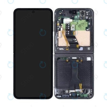 Samsung Galaxy Z Flip 6 F741B - Ecran LCD + Sticlă Tactilă + Ramă (Crafted Black) - GH82-35014E Genuine Service Pack
