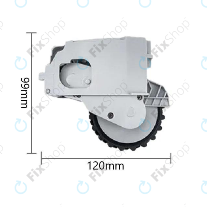 Xiaomi Dreame F9, Mi Robot Vacuum Mop (Mijia 1C), 2 Pro+ (Mijia 1T) - Roată cu Motor (Stânga) (Alb)