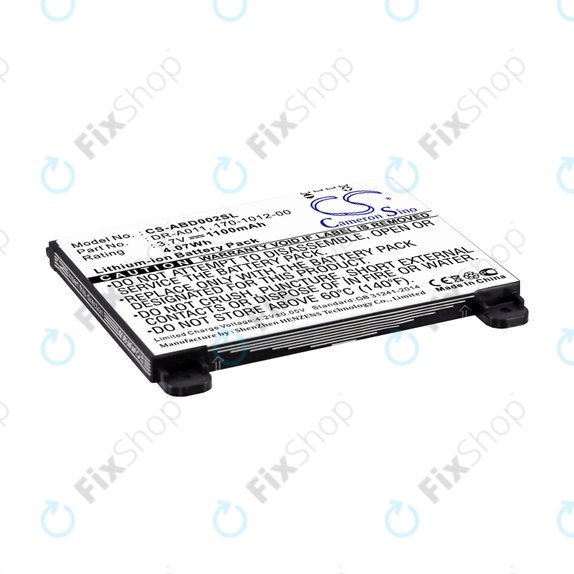Baterie pentru Amazon Kindle 2, 1100mAh, Li-Ion, 3.7V, DR-A011, HQ
