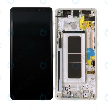 Samsung Galaxy Note 8 N950F - Ecran LCD + Sticlă Tactilă + Ramă (Maple Gold) - GH97-21065D, GH97-21066D Genuine Service Pack