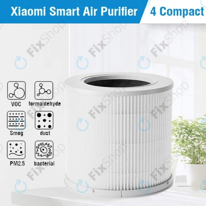 Xiaomi Smart Air Purifier 4 Compact - Filtru HEPA (Carbon activ) (White)