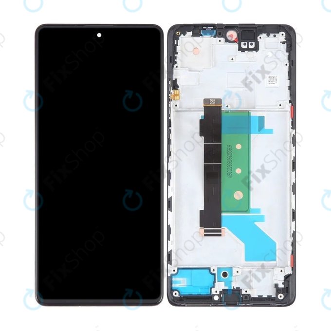 Xiaomi Redmi Note 12 Pro+ 5G - Ecran LCD + Sticlă Tactilă + Ramă (Midnight Black) OLED