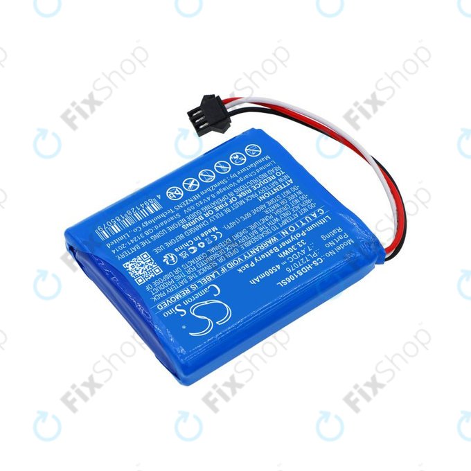 Baterie pentru Hantek DSO-1062B, DSO-1202B, DSO-1202S, 4500mAh, Li-Pol, 7.4V, PL727076, HQ