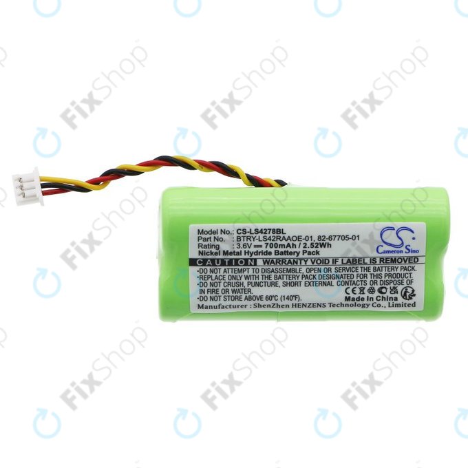 Baterie pentru Symbol DS6878, LS4278, 700mAh, Ni-MH, 3.6V, BTRY-LS42RAAOE-01, HQ