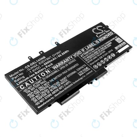 Baterie pentru Dell Latitude 14 5490, Latitude 14 5491, 8800mAh, Li-Ion, 7.6V, 00JWGP, HQ