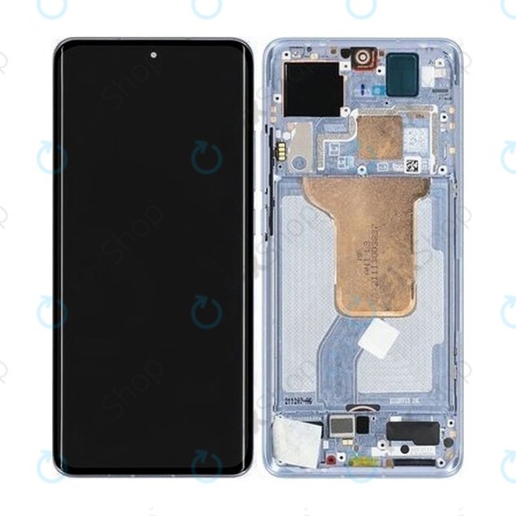 Xiaomi 12, 12X - Ecran LCD + Sticla Tactilă + Ramă (Blue) - 5600040L3A00, 56000400L300 Genuine Service Pack