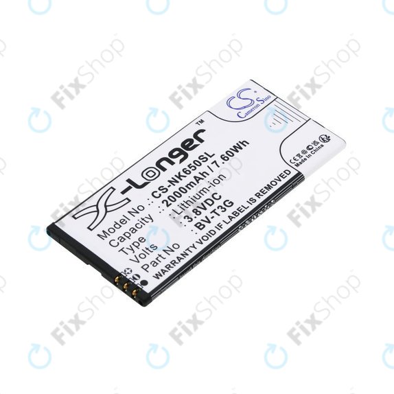 Baterie pentru Nokia Lumia 650, 2000mAh, Li-Ion, 3.8V, BV-T3G, HQ