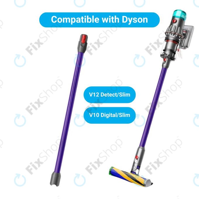 Dyson V12 - Tija de aspirare (Violet)