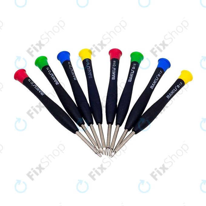 Baku BK-6108 - Set de Șurubelnițe pentru Service Telefoane, Tablete și Laptop (8buc)
