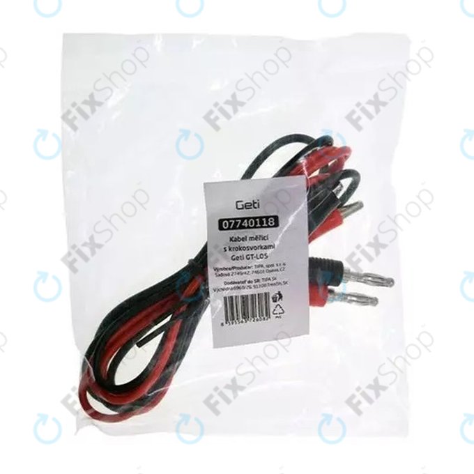 Geti GT-L05 - Cablu de Testare Dublu pentru Multimetru (Clește baterie)