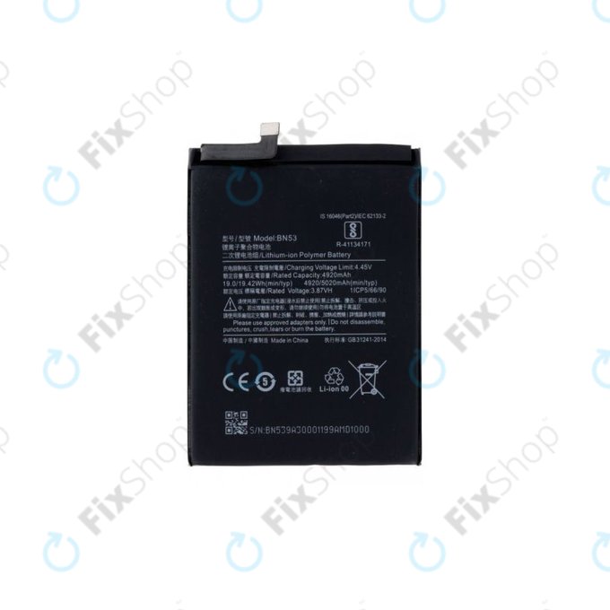 Xiaomi Redmi Note 9 Pro - Baterie BN53 5020mAh