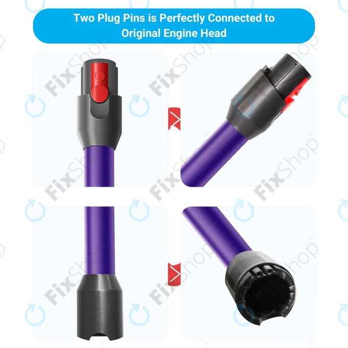 Dyson V12 - Tija de aspirare (Violet)