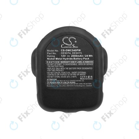 DeWalt DC, DW, 2000-series - Baterie DE9074, DE9075, 152250-27, 397745-01 2000mAh HQ