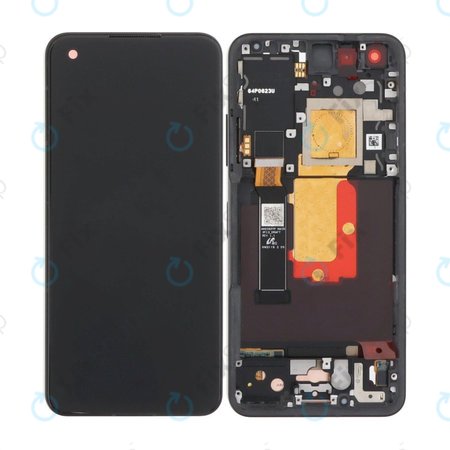 Asus Zenfone 9 AI2202 - Ecran LCD + Sticlă Tactilă + Ramă (Midnight Black) OLED