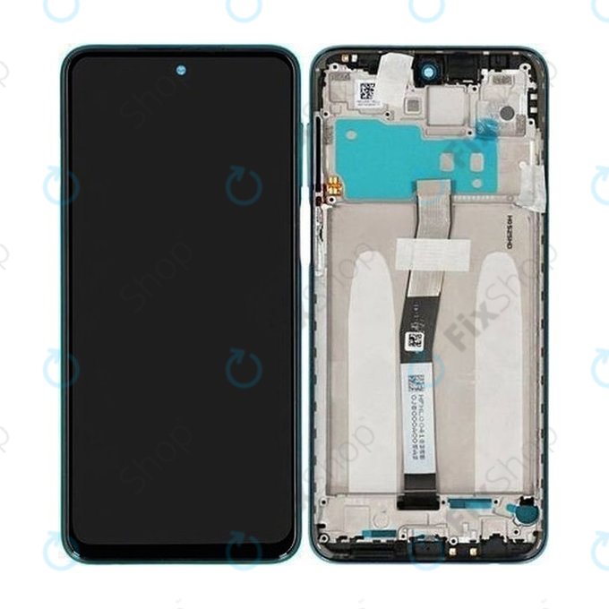 Xiaomi Redmi Note 9 Pro - Ecran LCD + Sticlă Tactilă + Ramă (Tropical Green) - 560004J6B200 Genuine Service Pack