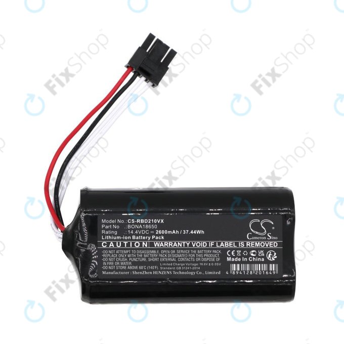 Baterie pentru RobZone Duoro Xcontrol 2, BONA18650, 2600mAh, Li-Ion, 14.4V, HQ