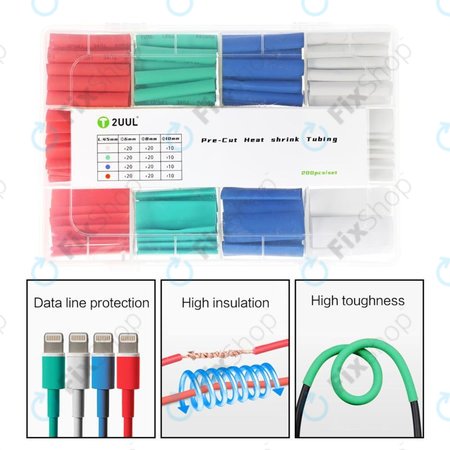 2UUL - Set de tuburi contractabile (200buc)