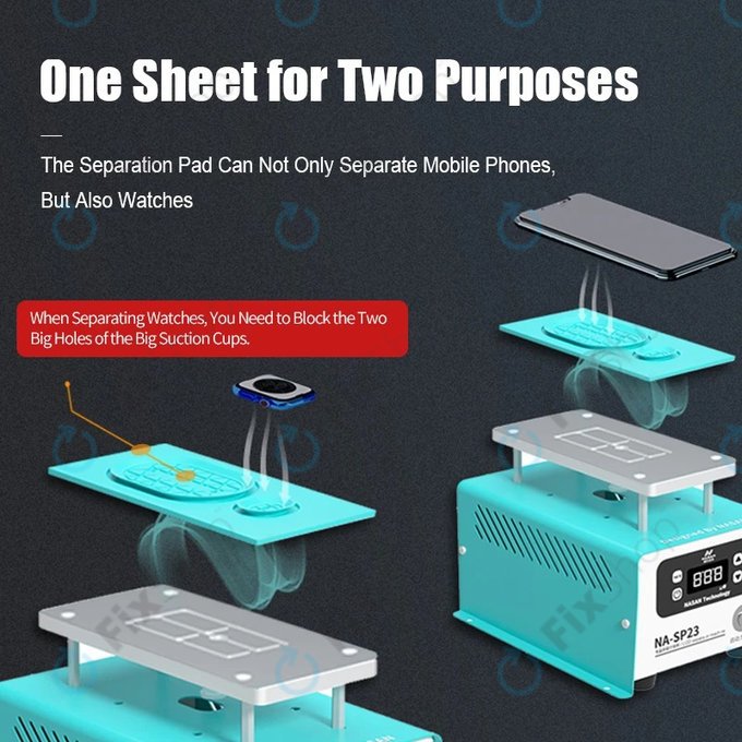 Nasan NA-PAD8 - Covoraș din silicon pentru demontarea ecranelor LCD