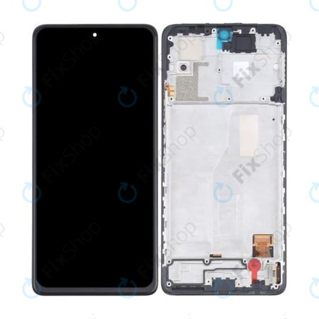 Xiaomi Redmi Note 10 Pro - Ecran LCD + Sticlă Tactilă + Ramă (Black) OLED