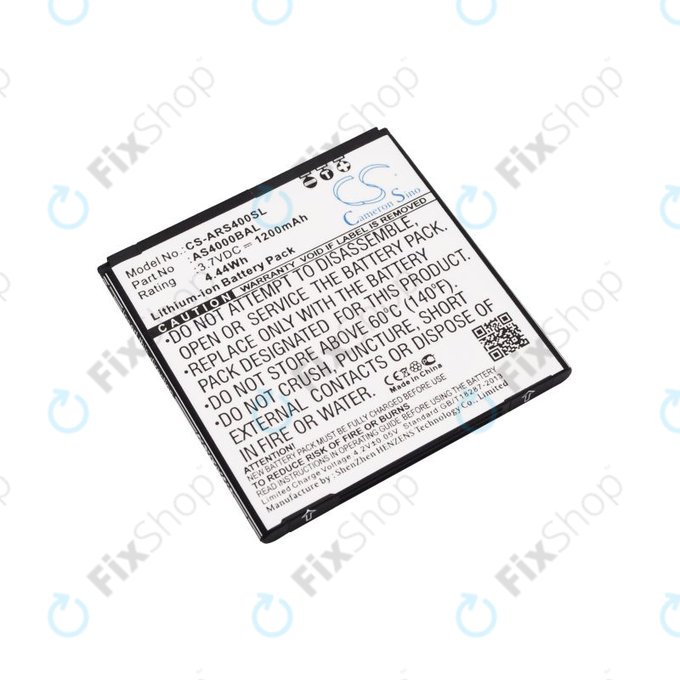 Baterie pentru Aligator S4000 Duo, 1200mAh, Li-Ion, 3.7V, AS4000BAL, HQ