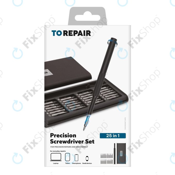 SBS - Set de șurubelnițe de precizie cu mâner magnetic 25-în-1