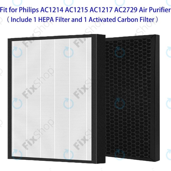 Philips 1000-series, 1000i-series, AC1214, AC1215, AC1217 - Set de filtre (HEPA + Carbon activ)
