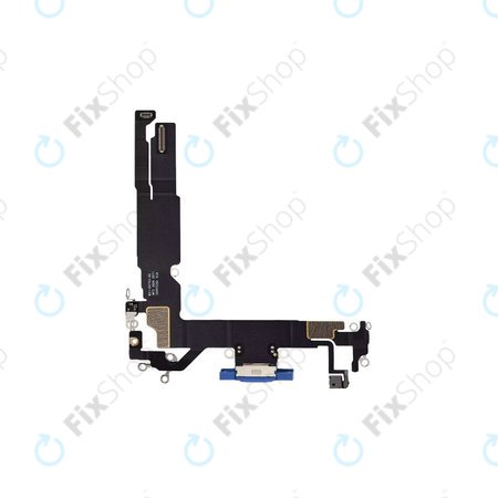 Apple iPhone 16 - Conector de Încărcare + Cablu Flex (Ultramarine)