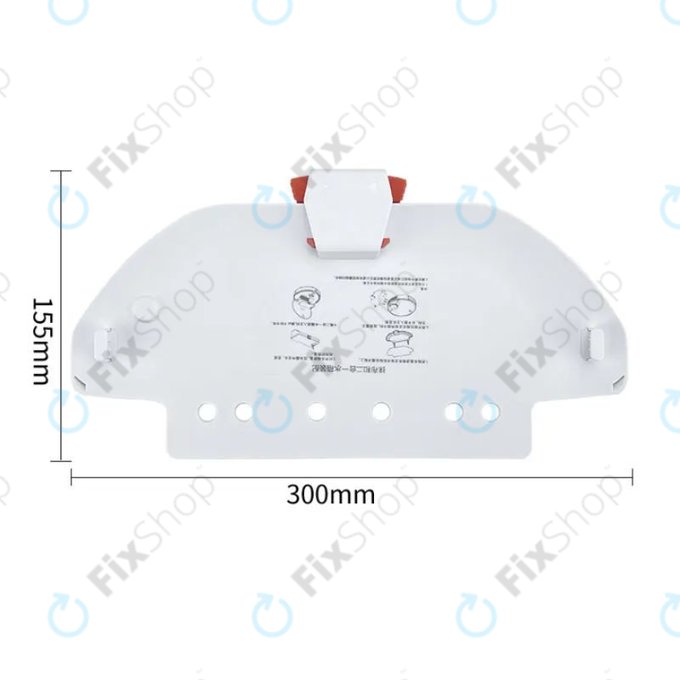 Xiaomi Mi Robot Vacuum Mop Pro (P), 2S, Viomi V2 Pro, V3, SE - Capac inferior (Alb)