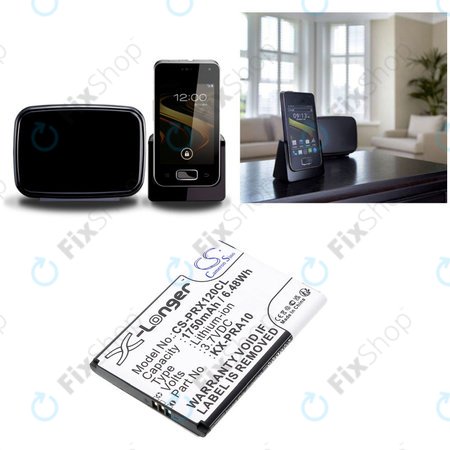 Baterie pentru Panasonic KX-PRX110, 120, 150, 1750mAh, Li-Ion, 3.7V, KX-PRA10, HQ