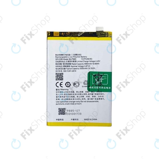 Oppo A96 - Baterie BLP885 5000mAh