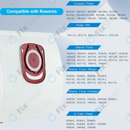 Rowenta Silence Force, X-Trem Power - Sac de praf ZR200720