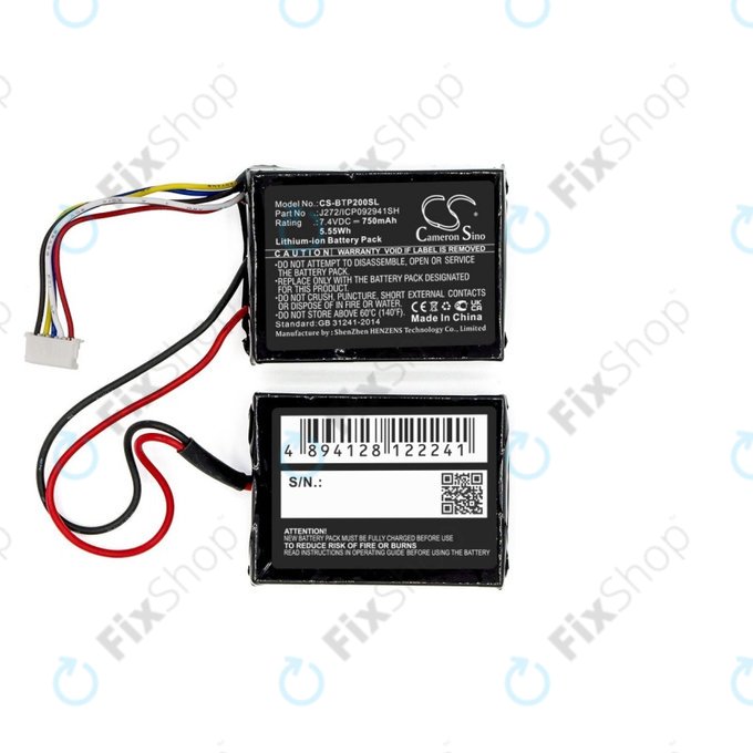 Baterie pentru Beats Pill 2.0, 750mAh, Li-Ion, 7.4V, J272/ICP092941SH, HQ