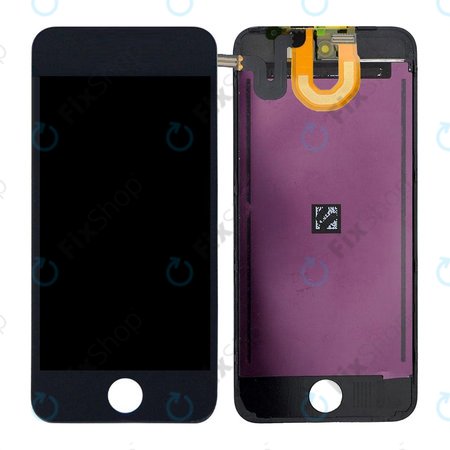 Apple iPod Touch (5th Gen, 6th Gen, 7th Gen) - Ecran LCD + Sticlă Tactilă + Ramă (Black) TFT